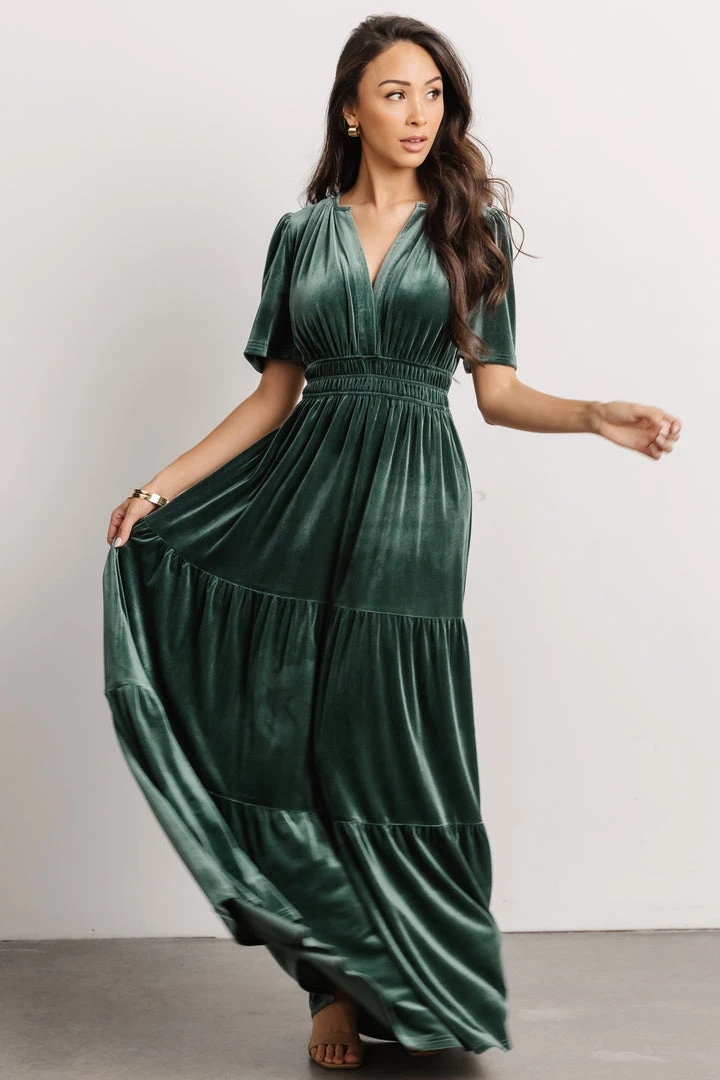 RR Artemis Velvet Maxi Dress | Deep Lagoon Dresses 2 RR Artemis Velvet Maxi Dress | Deep Lagoon Dresses