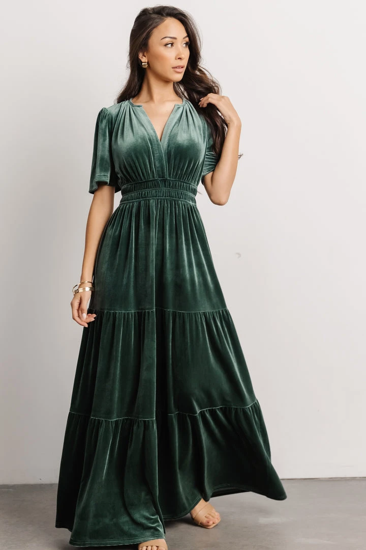 RR Artemis Velvet Maxi Dress | Deep Lagoon Dresses 4 RR Artemis Velvet Maxi Dress | Deep Lagoon Dresses