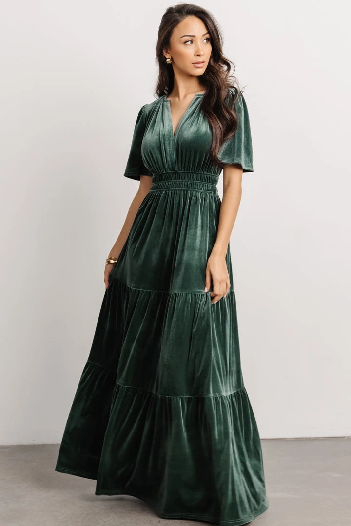 RR Artemis Velvet Maxi Dress | Deep Lagoon Dresses 1 RR Artemis Velvet Maxi Dress | Deep Lagoon Dresses