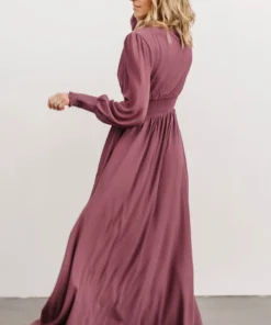 BB Custom Dresses Olivia Maxi Dress | Vintage Plum 7 BB Custom Dresses Olivia Maxi Dress | Vintage Plum