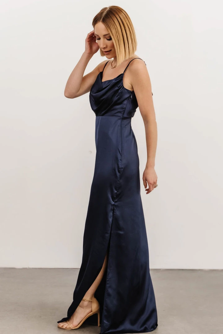 SL Sydney Satin Gown | Navy Dresses SL Sydney Satin Gown | Navy Dresses