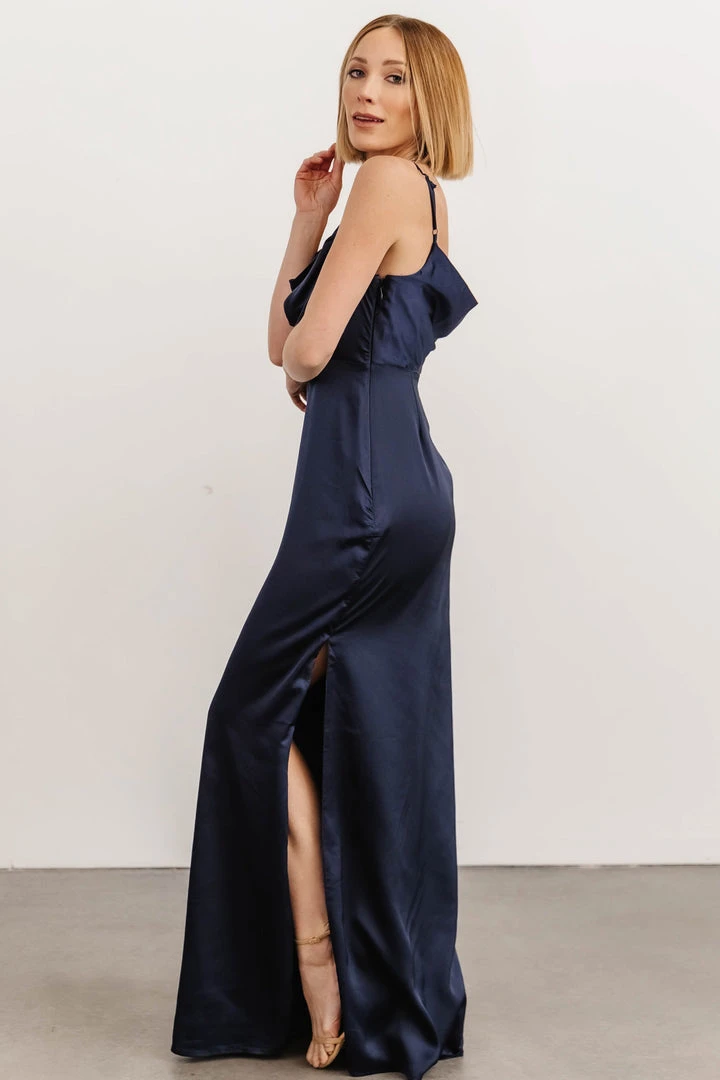 SL Sydney Satin Gown | Navy Dresses SL Sydney Satin Gown | Navy Dresses
