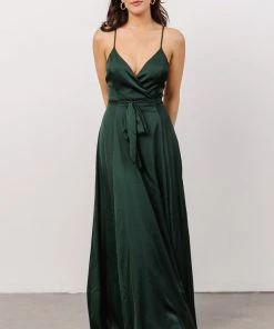 IBS Dresses Riley Tank Maxi Dress | Dark Green