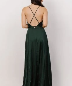 IBS Dresses Riley Tank Maxi Dress | Dark Green