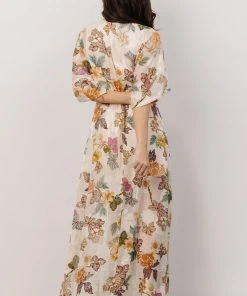 AK Corinth Maxi Dress | Jacquard Multi Floral Dresses