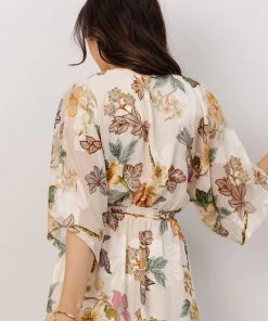 AK Corinth Maxi Dress | Jacquard Multi Floral Dresses