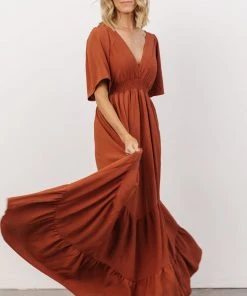 Dresses Delilah Maxi Dress | Terracotta