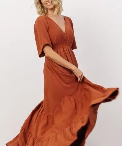 Dresses Delilah Maxi Dress | Terracotta