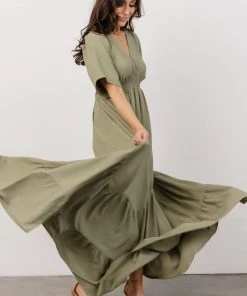 RR Delilah Maxi Dress | Dusty Olive 12 RR Delilah Maxi Dress | Dusty Olive