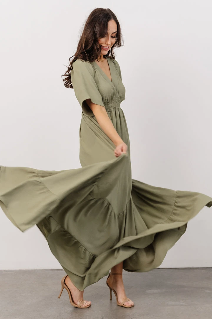 RR Delilah Maxi Dress | Dusty Olive 6 RR Delilah Maxi Dress | Dusty Olive