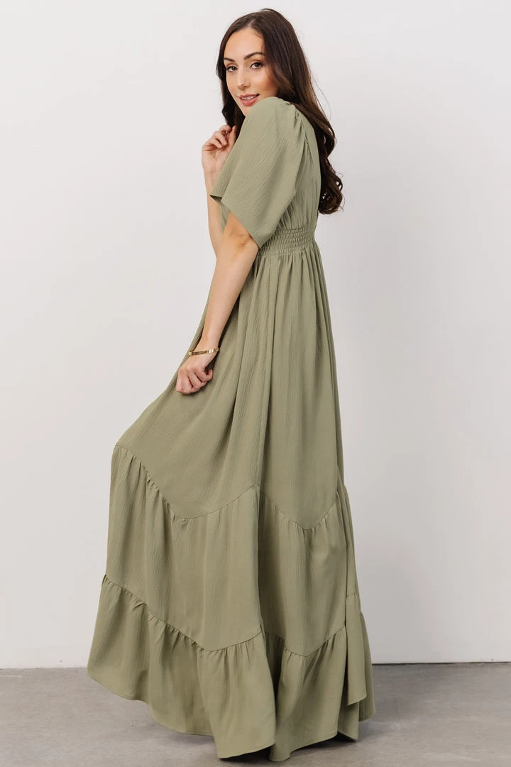 RR Delilah Maxi Dress | Dusty Olive 3 RR Delilah Maxi Dress | Dusty Olive