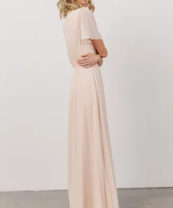 Soi Brighton Wrap Maxi Dress | Light Peach Dresses 5 Soi Brighton Wrap Maxi Dress | Light Peach Dresses