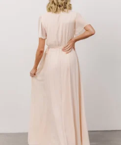 Soi Brighton Wrap Maxi Dress | Light Peach Dresses 2 Soi Brighton Wrap Maxi Dress | Light Peach Dresses