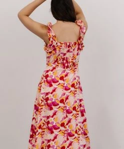 SL Salzburg Tank Midi Dress | Pink Multi Floral Dresses