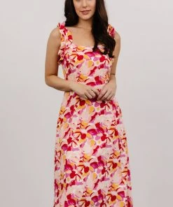 SL Salzburg Tank Midi Dress | Pink Multi Floral Dresses