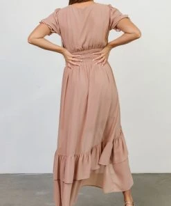 BB Custom Tuscany High-Low Dress | Nude Blush
