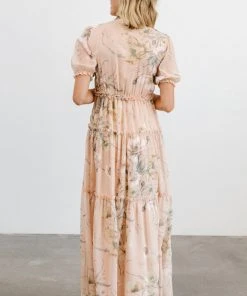 BB Custom Santorini Maxi Dress | Blush Floral