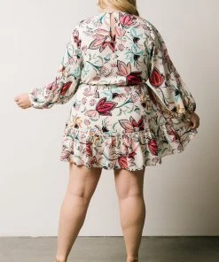 FT Dresses Tally Mini Dress | Off White Multi Print