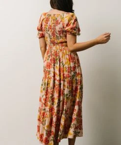 POL Dresses Madrid Smocked Dress | Multi Floral 9 POL Dresses Madrid Smocked Dress | Multi Floral