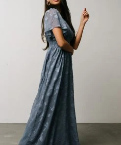 RR Dresses Evelyn Smocked Maxi Dress | Blue 29 RR Dresses Evelyn Smocked Maxi Dress | Blue