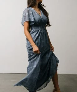 RR Dresses Evelyn Smocked Maxi Dress | Blue 30 RR Dresses Evelyn Smocked Maxi Dress | Blue