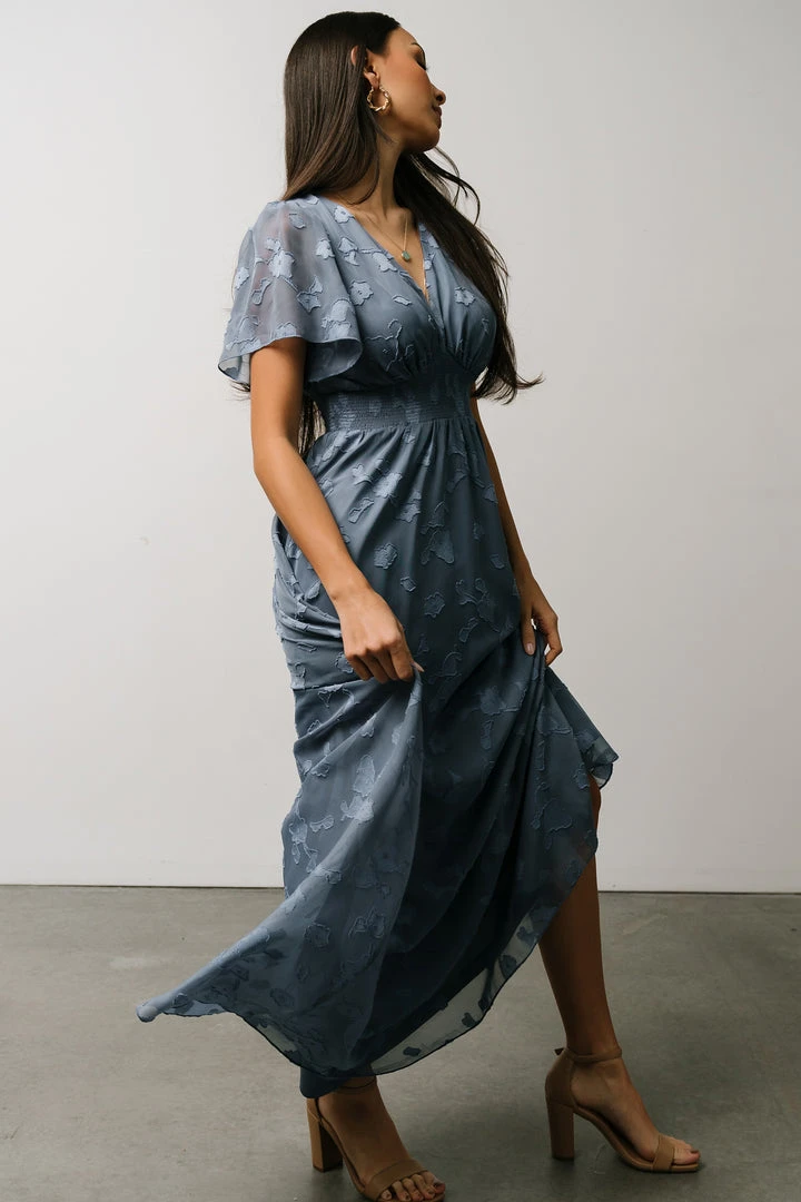 RR Dresses Evelyn Smocked Maxi Dress | Blue 14 RR Dresses Evelyn Smocked Maxi Dress | Blue