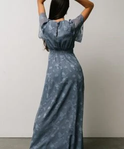 RR Dresses Evelyn Smocked Maxi Dress | Blue 32 RR Dresses Evelyn Smocked Maxi Dress | Blue