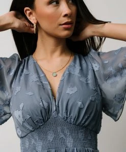 RR Dresses Evelyn Smocked Maxi Dress | Blue 33 RR Dresses Evelyn Smocked Maxi Dress | Blue