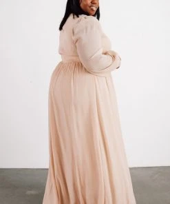 RR Juliette Shimmer Maxi Dress | Champagne