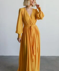 Dresses Celine Maxi Dress | Mustard 13 Dresses Celine Maxi Dress | Mustard