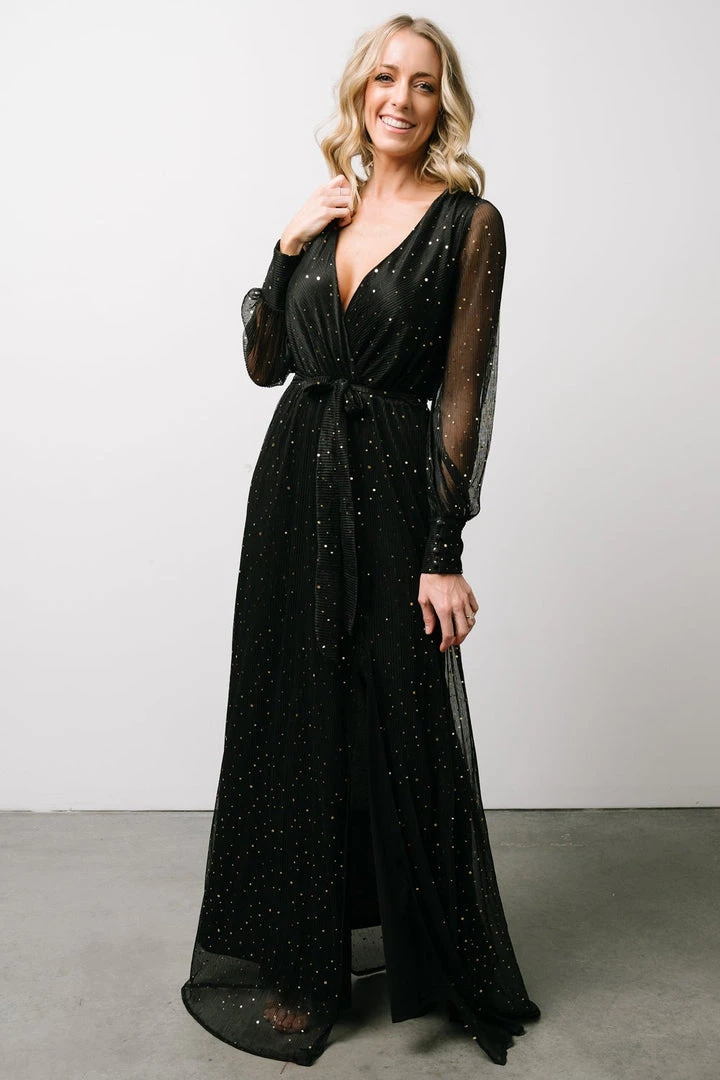 BB Custom Dresses Abigail Sparkle Gown | Black BB Custom Dresses Abigail Sparkle Gown | Black