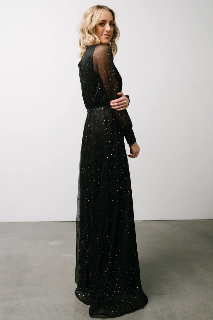 BB Custom Dresses Abigail Sparkle Gown | Black BB Custom Dresses Abigail Sparkle Gown | Black