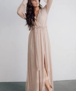 BB Custom Dresses Abigail Sparkle Gown | Champagne 24 BB Custom Dresses Abigail Sparkle Gown | Champagne