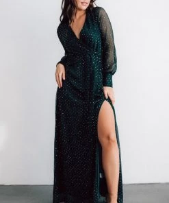 BB Custom Abigail Sparkle Gown | Emerald Dresses
