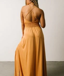 DD Dresses Adair Maxi Dress | Gold