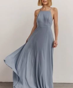 SL Adelaide Gown | Dusty Blue