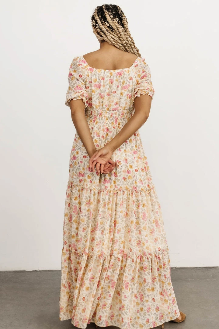 BB Custom Alice Smocked Maxi Dress | Blossom Print Dresses BB Custom Alice Smocked Maxi Dress | Blossom Print Dresses