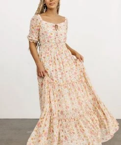 BB Custom Alice Smocked Maxi Dress | Blossom Print Dresses