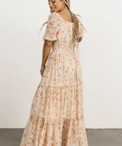 BB Custom Alice Smocked Maxi Dress | Blossom Print Dresses 2 BB Custom Alice Smocked Maxi Dress | Blossom Print Dresses