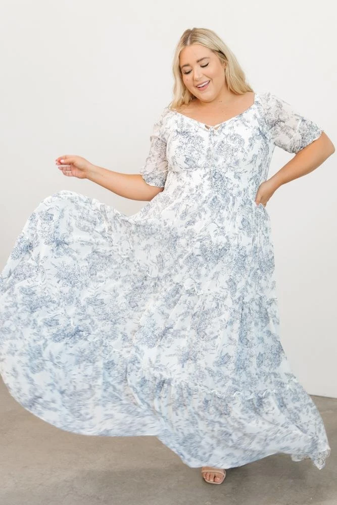 BB Custom Alice Smocked Maxi Dress | Blue Print 4 BB Custom Alice Smocked Maxi Dress | Blue Print