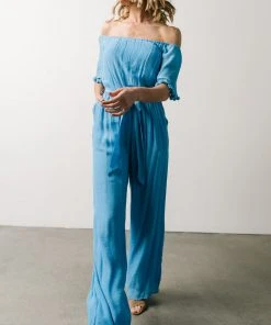 DD Althea Boho Jumpsuit | Sky Blue
