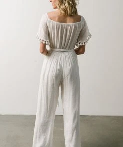 DD Althea Boho Jumpsuit | White Vacation