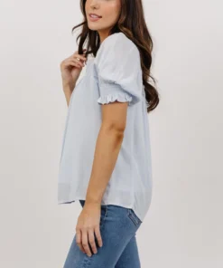 IL Alyssa Back Tie Top | Powder Blue 9 IL Alyssa Back Tie Top | Powder Blue