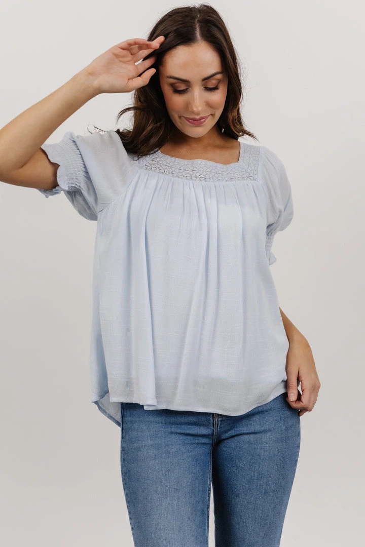 IL Alyssa Back Tie Top | Powder Blue 6 IL Alyssa Back Tie Top | Powder Blue