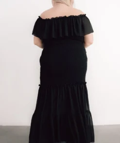 JH Amalfi Smocked Maxi Dress | Black 8 JH Amalfi Smocked Maxi Dress | Black