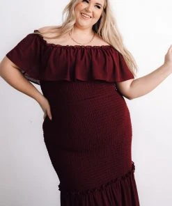 JH Dresses Amalfi Smocked Maxi Dress | Mulberry