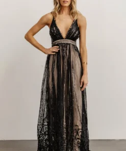 RR Anastasia Gown | Black Sequin Dresses 9 RR Anastasia Gown | Black Sequin Dresses