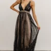 RR Anastasia Gown | Black Sequin Dresses