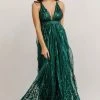 RR Anastasia Gown | Green Sequin Dresses
