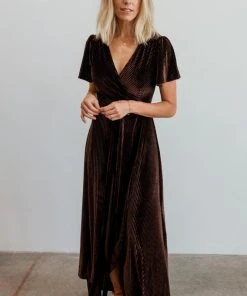BB Custom Andi Ribbed Velvet Wrap Dress | Black Orchid Dresses 8 BB Custom Andi Ribbed Velvet Wrap Dress | Black Orchid Dresses